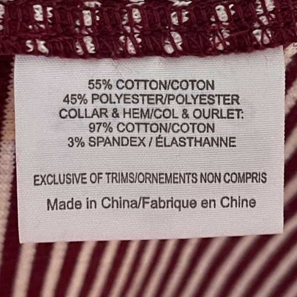 Tory Burch Patsy Poplin Collar Stripe Sweater Top NWT‎ Size Medium - Picture 11 of 13